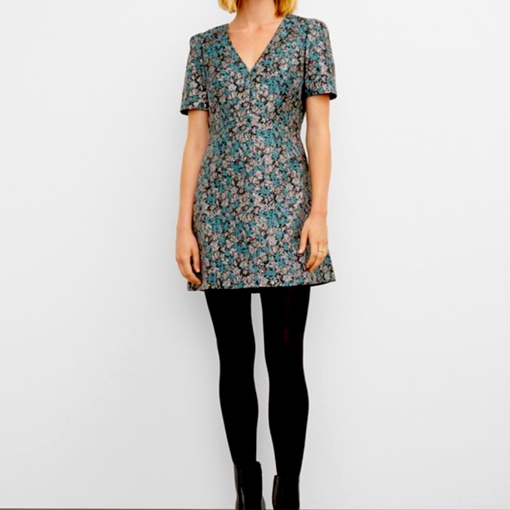 NWT Club Monaco // Brocade Mini Dress